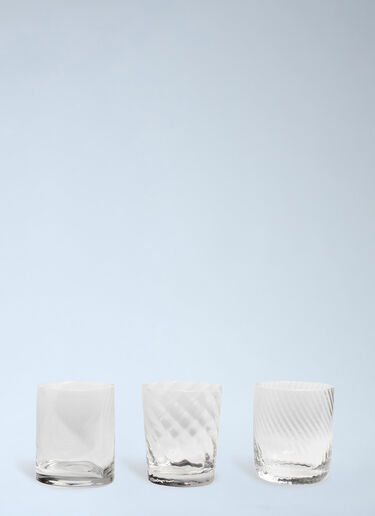 Set Of Six Assorted Tumblers Bitossi Home Set Of Six Assorted Tumblers Clear wps0692589