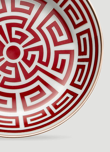 Ginori 1735 Set of Two Labirinto Tea Saucer Red wps0644448