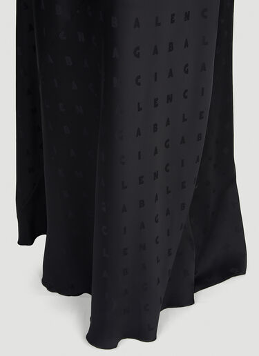 Balenciaga 工字背长款连衣裙 黑色 bal0251003