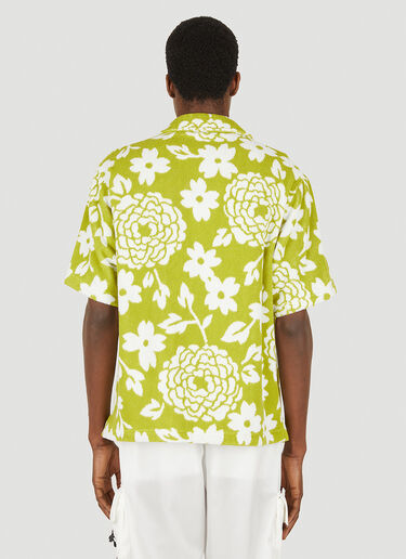 Prada Floral Terry Shirt Green pra0148030