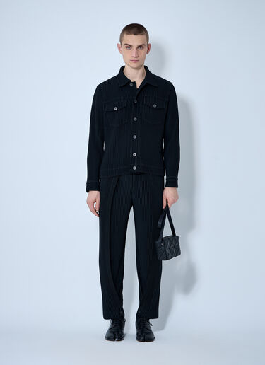 Homme Plissé Issey Miyake Pleated Jacket Black hmp0160003