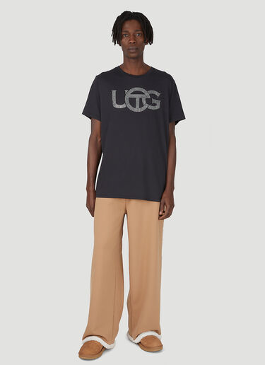 Ugg x Telfar 크리스탈 로고 티셔츠 블랙 ugt0344009