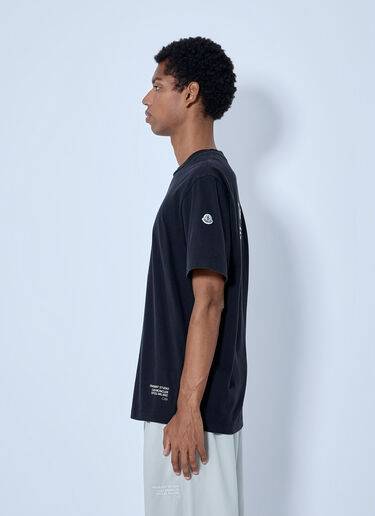 LN-CC® - Moncler x FRGMT Hiroshi Fujiwara: Cotton Jersey T-Shirt - Black Moncler x FRGMT Hiroshi Fujiwara Cotton Jersey T-Shirt Black mfr0166012