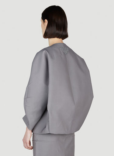 Prada Gabardine Jacket Grey pra0252052