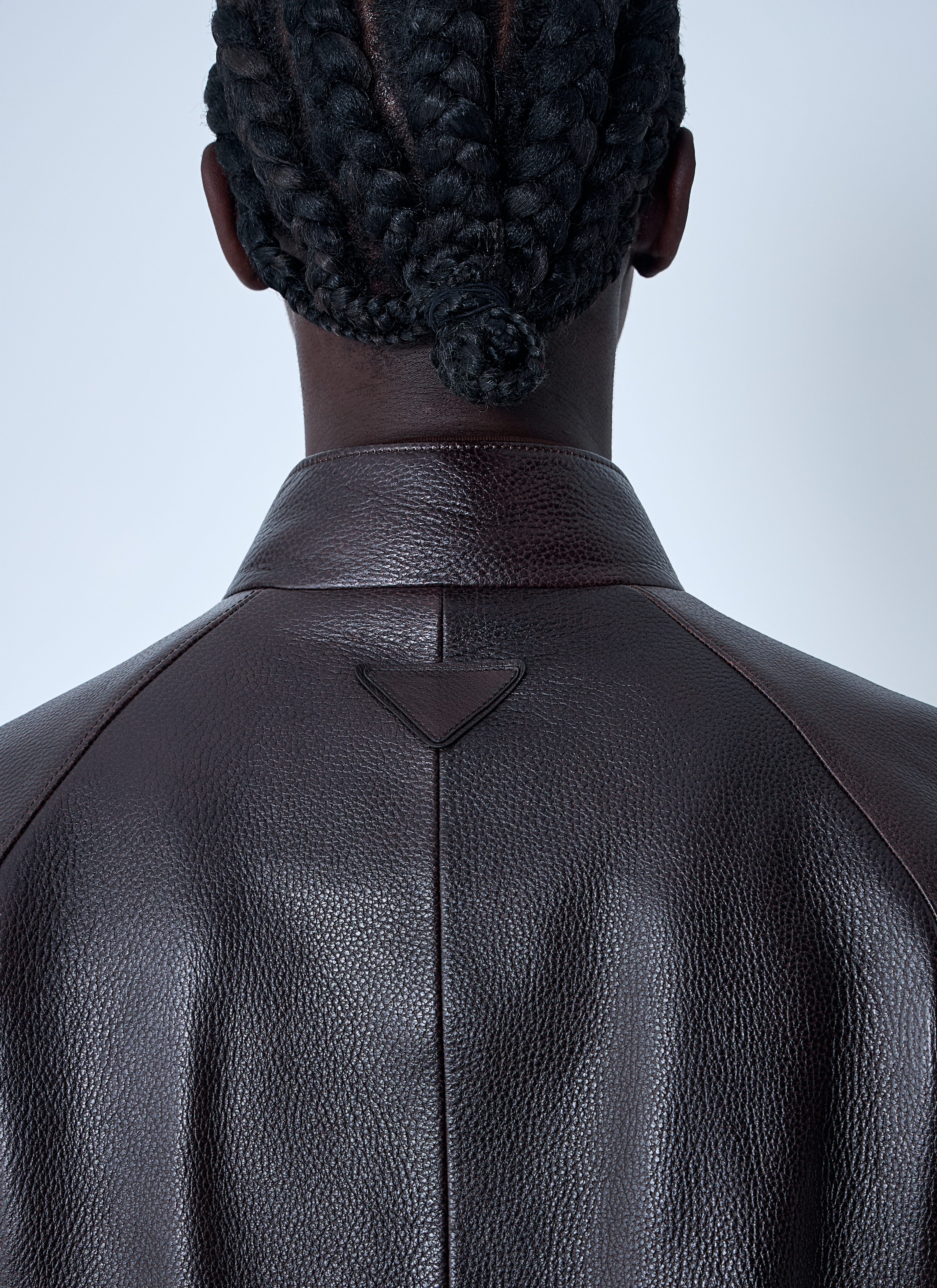 Prada Men's' Leather Jacket in Brown | LN-CC®