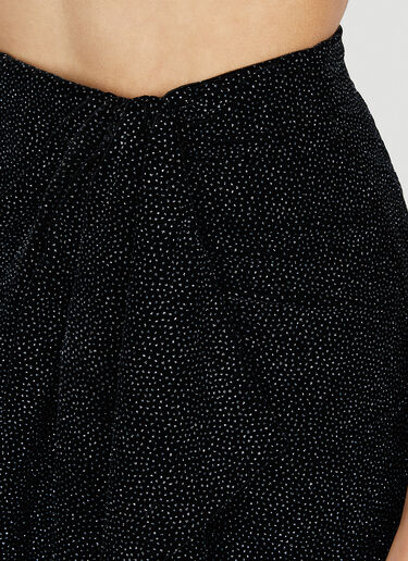 Isabel Marant Étoile Alyssa Gathered Skirt Black ibe0251017