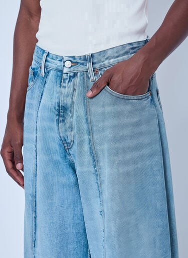 MM6 Maison Margiela Wide-Leg Denim Jeans Blue mmm0165008
