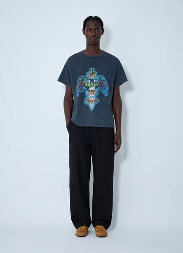 Logo Motif T-Shirt Gallery Dept. Logo Motif T-Shirt Black gdp0162051