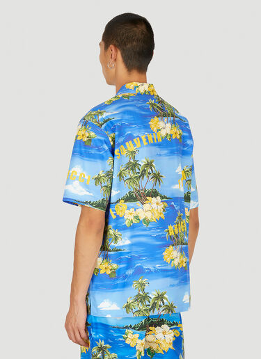 Gucci Souvenir Bowling Shirt Blue guc0150089