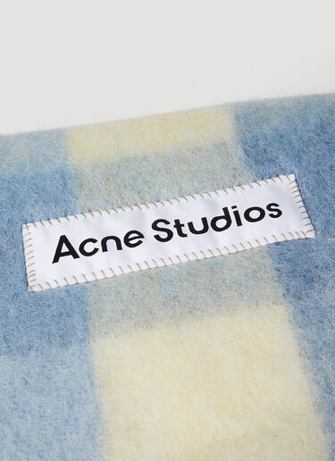 Acne Studios Check Scarf Light Blue acn0246068
