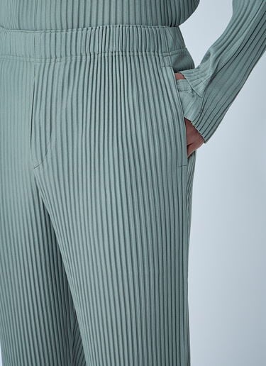 Homme Plissé Issey Miyake Pleated Tapered Pants Olive hmp0163002