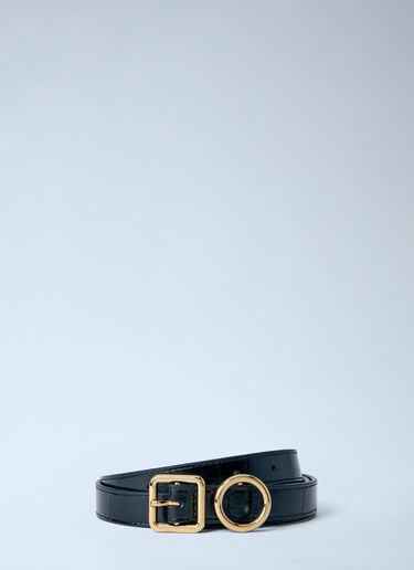 Jacquemus La Ceinture Regalo Fine Belt Black jac0264061