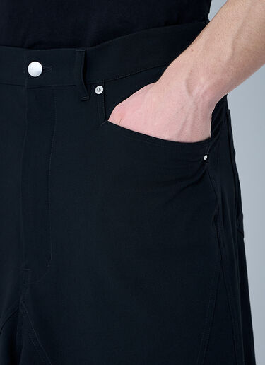 Rick Owens Slivered Shorts Black ric0159026