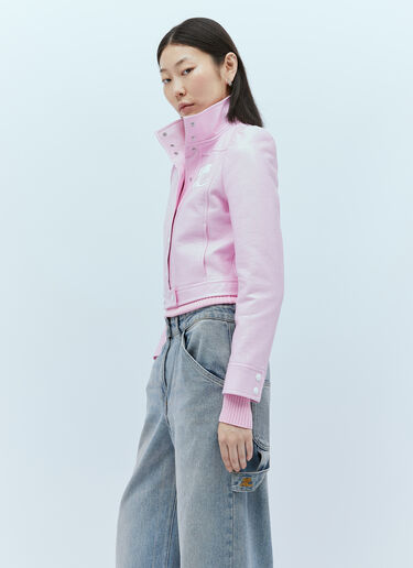 Courrèges 비닐 리에디션 재킷 핑크 cou0253013