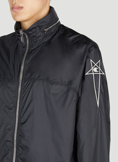 Rick Owens x Champion Mountain Windbreaker Jacket Black roc0153001