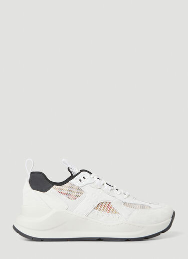 Check Mesh Sneakers Burberry Check Mesh Sneakers White bur0251081