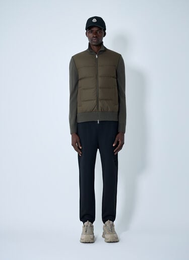 Quilted Cardigan Moncler Quilted Cardigan Green mon0162035