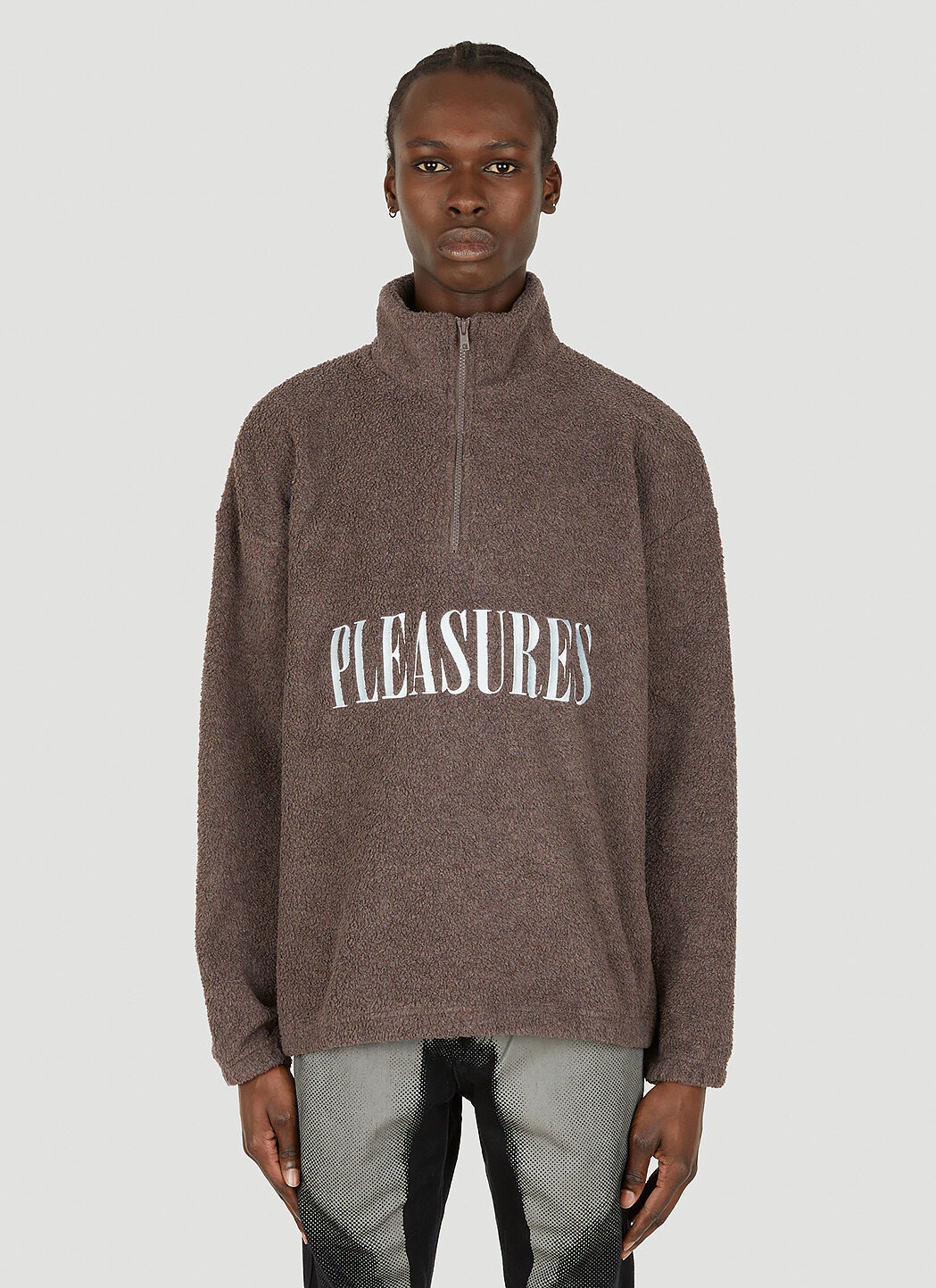 Half zip fleece store sweatshirt
