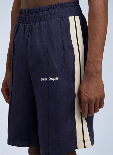 Palm Angels Classic Logo Track Shorts Blue pma0164159