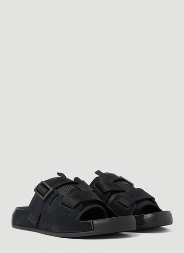 Tape Sandals Stone Island Shadow Project Tape Sandals Black shd0152020