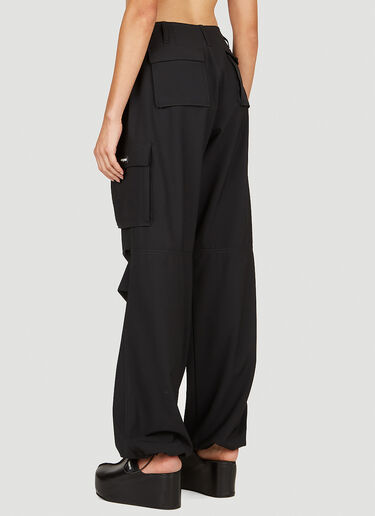 Coperni Tailored Wide Leg Cargo Pants Black cpn0253007