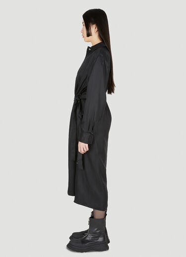 Tom Wood Wrapped Dress Black tmw0246004