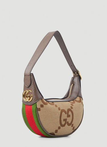 Gucci Ophidia Half-Moon Mini Shoulder Bag Camel guc0250192