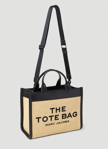 The Medium Woven Tote Bag in Beige - Marc Jacobs