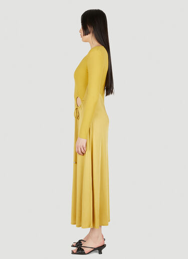 Rodebjer Angela Mid Length Dress Yellow rdj0248009