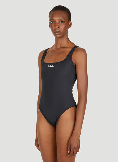 Reversible Baroque Swimsuit Versace Reversible Baroque Swimsuit Black vrs0249017