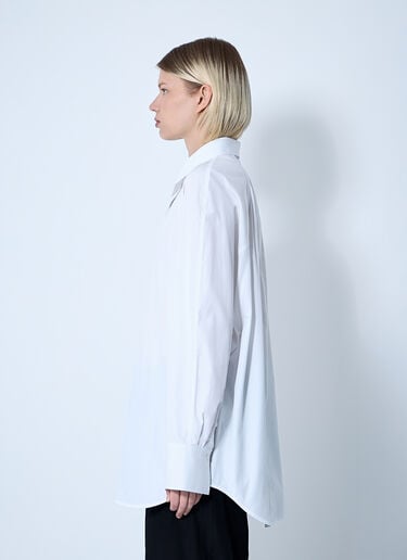 TOTEME Raw Raglan Shirt White tot0261065