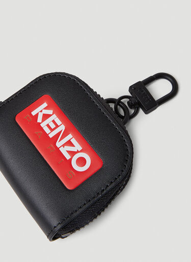 Kenzo ロゴパッチ AirPodsケース ブラック knz0252059