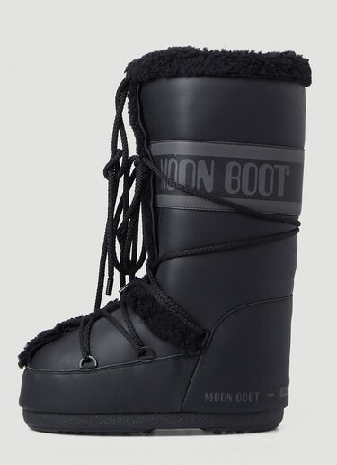 Moon Boot Icon Shearling Snow Boots Black mnb0246010