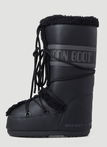 Icon Shearling Snow Boots Moon Boot Icon Shearling Snow Boots Black mnb0246010
