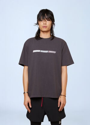 District Vision x Massimo Osti Logo Motif T-Shirt Black dtm0163004
