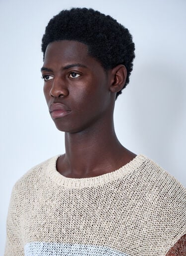 ACMH Textured Knit Sweater Brown acm0164003