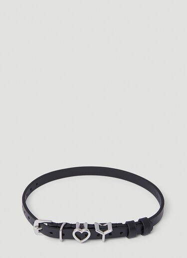 Y/Project Y Heart Choker Necklace Black ypr0249017