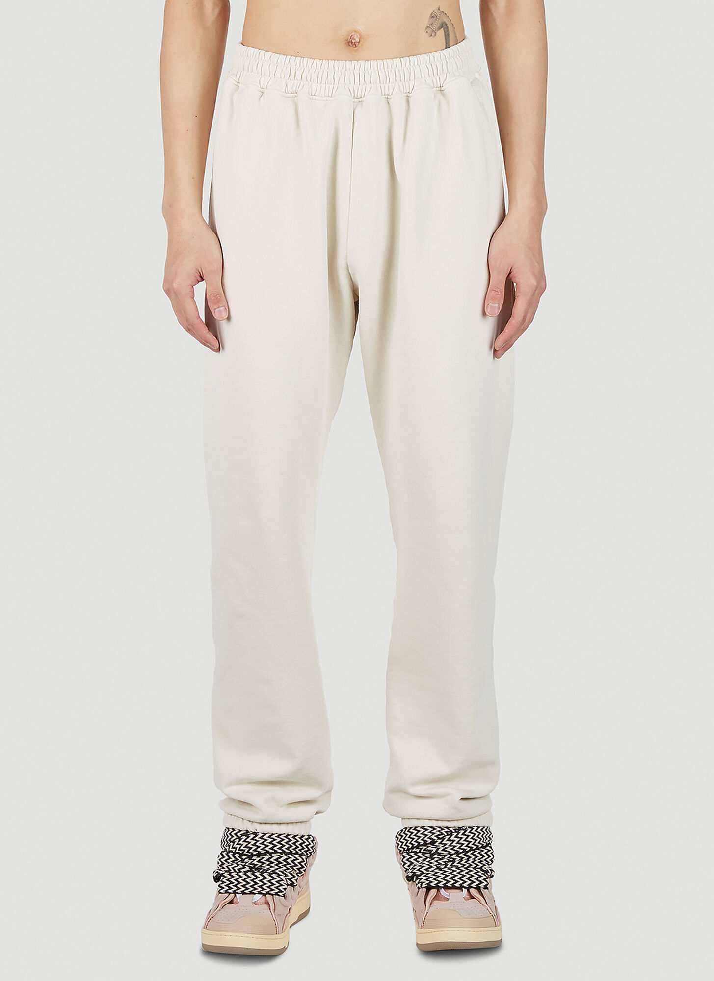 Ecosystem Relaxed Track Trousers In Cream
