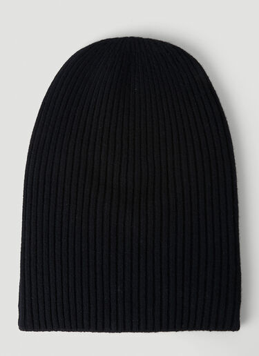 Burberry Reversible Cut-Out Beanie Hat Black bur0348002