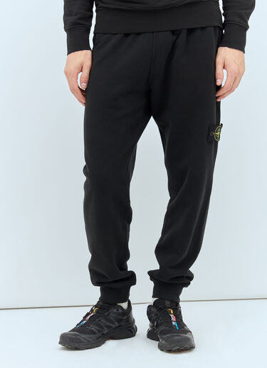 Logo Patch Track Pants Stone Island Logo Patch Track Pants Black sto0158051
