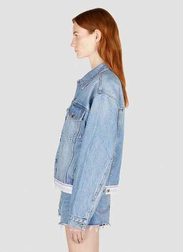 Alexander Wang Denim Trucker Jacket Blue awg0251035