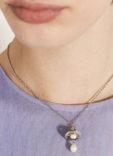 Vivienne Westwood Aleksa Pendant Necklace Silver vww0256003
