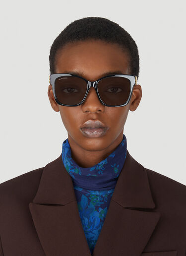 balenciaga square cat eye sunglasses