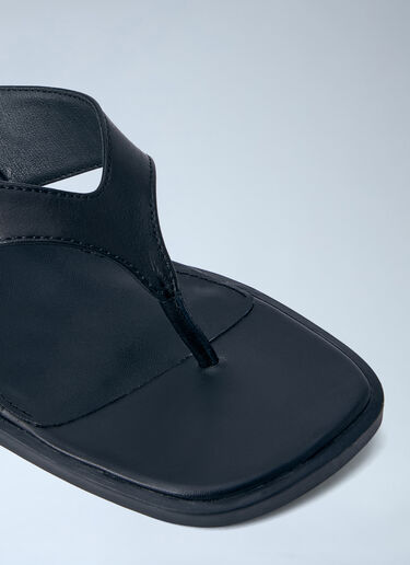 CAMPER Leather Block Heel Sandals Black cmp0264009