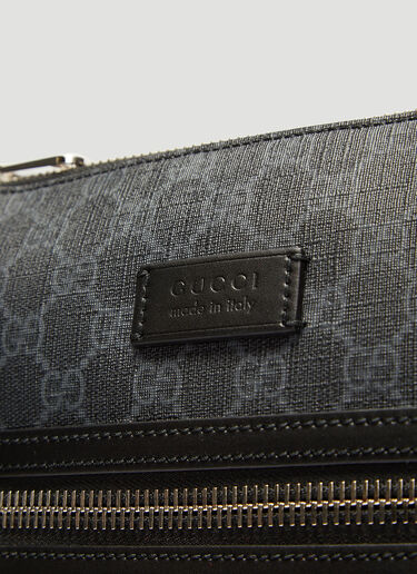 Gucci GG Supreme Messenger Crossbody Bag Black guc0133055