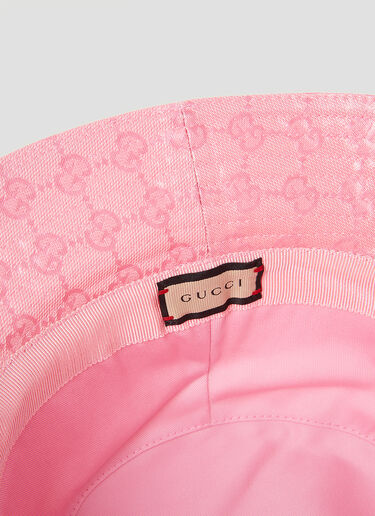 Gucci GGロゴジャカード バケットハット ピンク guc0154055