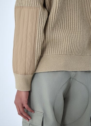 Stüssy Military Patch Zip Cardigan Sand sts0162007