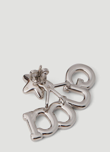 Gucci Script Earring Silver guc0251226
