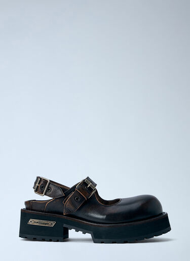 LN-CC® - Balenciaga: Venom Mary Jane Platforms - Brown Balenciaga Venom Mary Jane Platforms Brown bal0265045