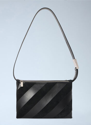 LN-CC® - Off-White: Sandbag 404 Diagonal Bag - Black Off-White Sandbag 404 Diagonal Bag Black ofw0264307